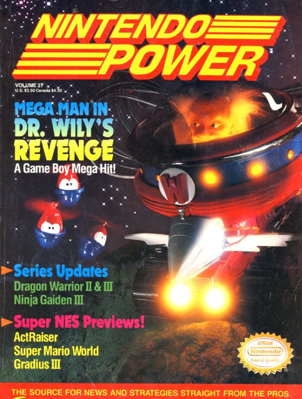 Nintendo Power Issue 027 (August 1991) cover
